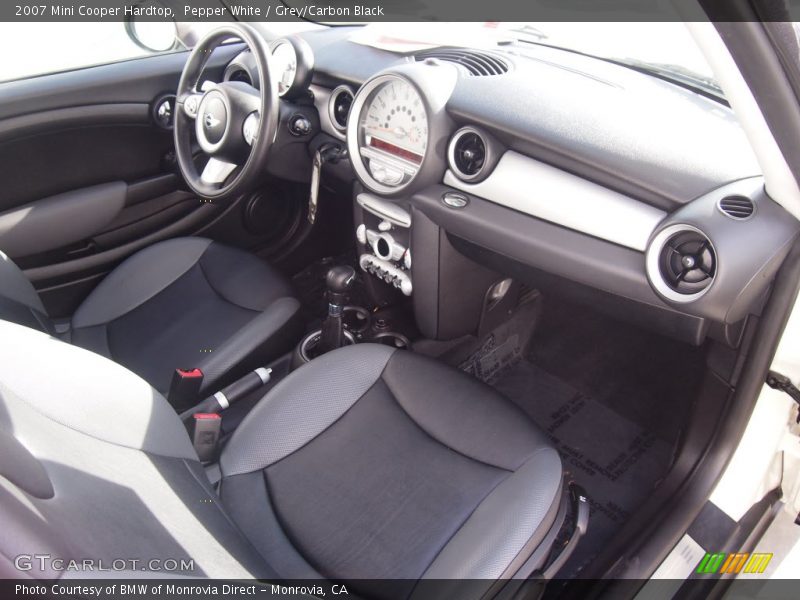 Pepper White / Grey/Carbon Black 2007 Mini Cooper Hardtop