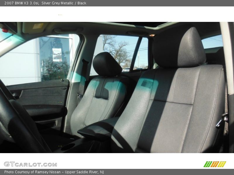 Silver Grey Metallic / Black 2007 BMW X3 3.0si