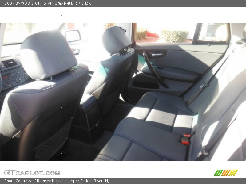 Silver Grey Metallic / Black 2007 BMW X3 3.0si