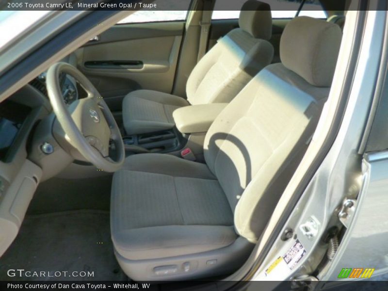 Mineral Green Opal / Taupe 2006 Toyota Camry LE