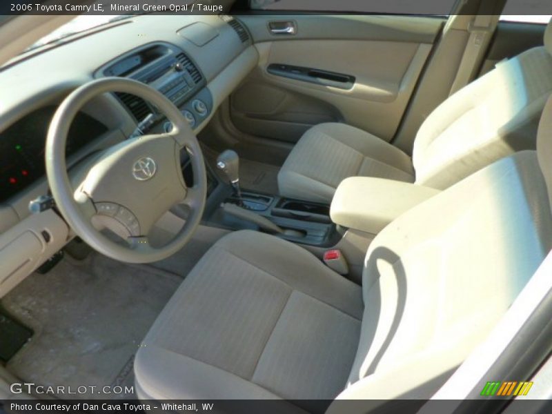 Mineral Green Opal / Taupe 2006 Toyota Camry LE