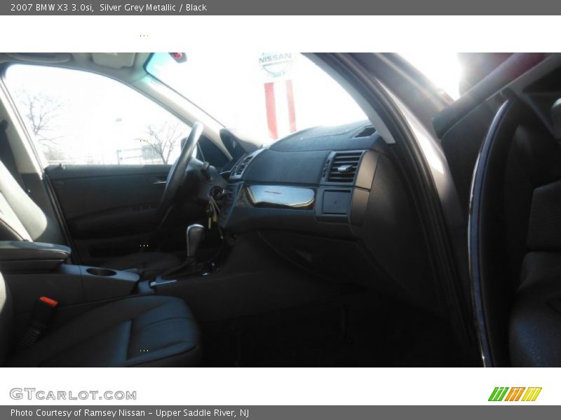 Silver Grey Metallic / Black 2007 BMW X3 3.0si