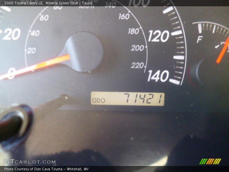 Mineral Green Opal / Taupe 2006 Toyota Camry LE