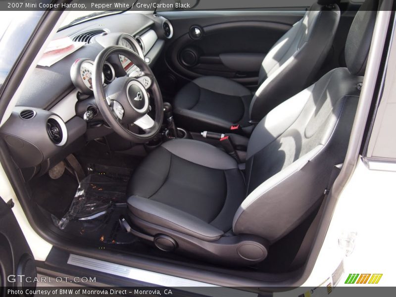 Pepper White / Grey/Carbon Black 2007 Mini Cooper Hardtop