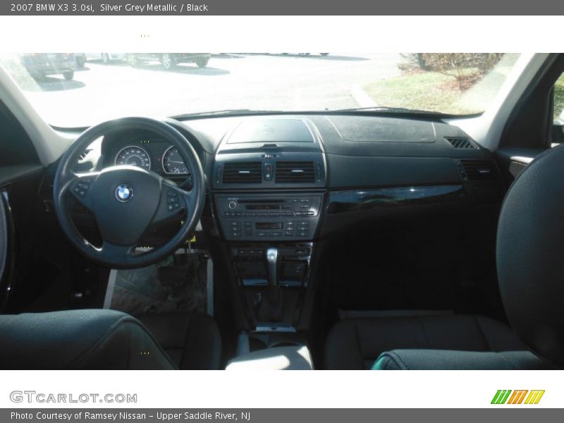 Silver Grey Metallic / Black 2007 BMW X3 3.0si