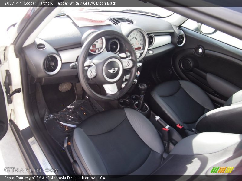 Pepper White / Grey/Carbon Black 2007 Mini Cooper Hardtop