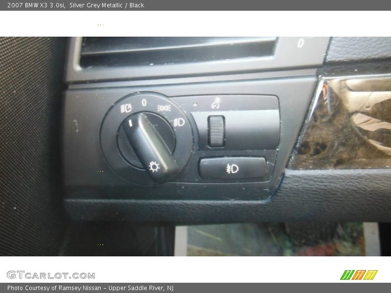 Silver Grey Metallic / Black 2007 BMW X3 3.0si