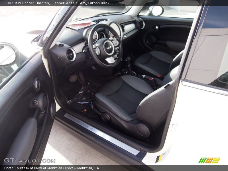 Pepper White / Grey/Carbon Black 2007 Mini Cooper Hardtop