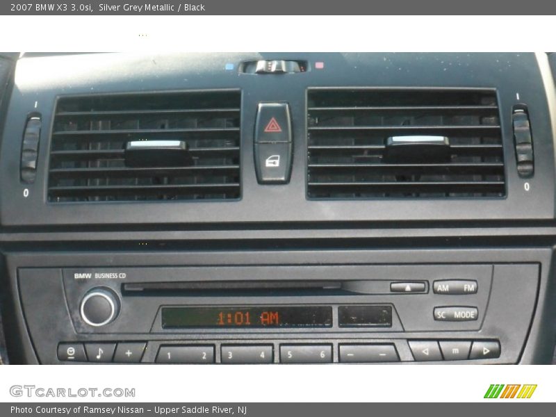 Silver Grey Metallic / Black 2007 BMW X3 3.0si