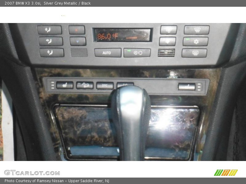 Silver Grey Metallic / Black 2007 BMW X3 3.0si