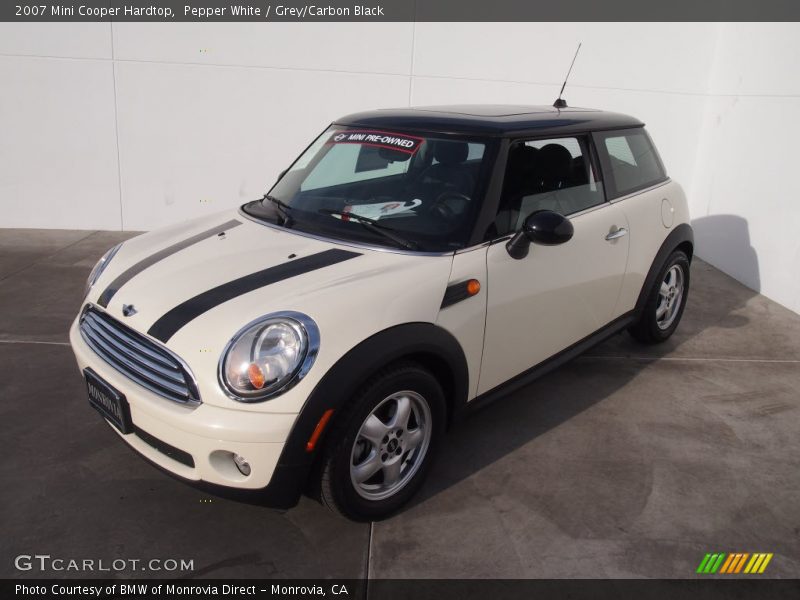 Pepper White / Grey/Carbon Black 2007 Mini Cooper Hardtop