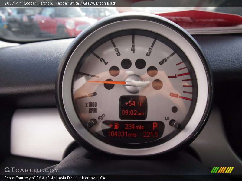 Pepper White / Grey/Carbon Black 2007 Mini Cooper Hardtop