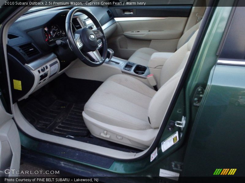 Cypress Green Pearl / Warm Ivory 2010 Subaru Outback 2.5i Premium Wagon