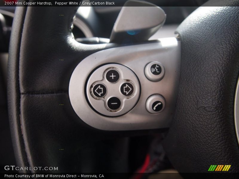 Pepper White / Grey/Carbon Black 2007 Mini Cooper Hardtop