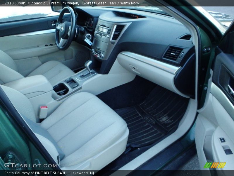 Cypress Green Pearl / Warm Ivory 2010 Subaru Outback 2.5i Premium Wagon