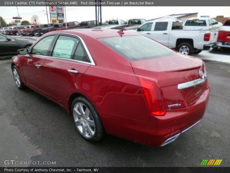 Red Obsession Tintcoat / Jet Black/Jet Black 2014 Cadillac CTS Performance Sedan AWD