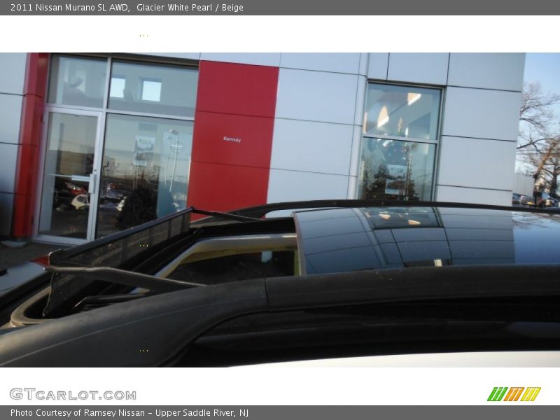 Glacier White Pearl / Beige 2011 Nissan Murano SL AWD