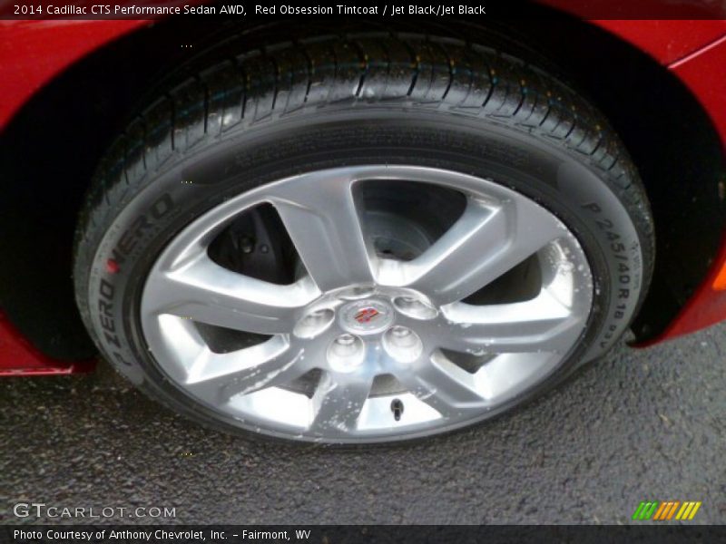 Red Obsession Tintcoat / Jet Black/Jet Black 2014 Cadillac CTS Performance Sedan AWD