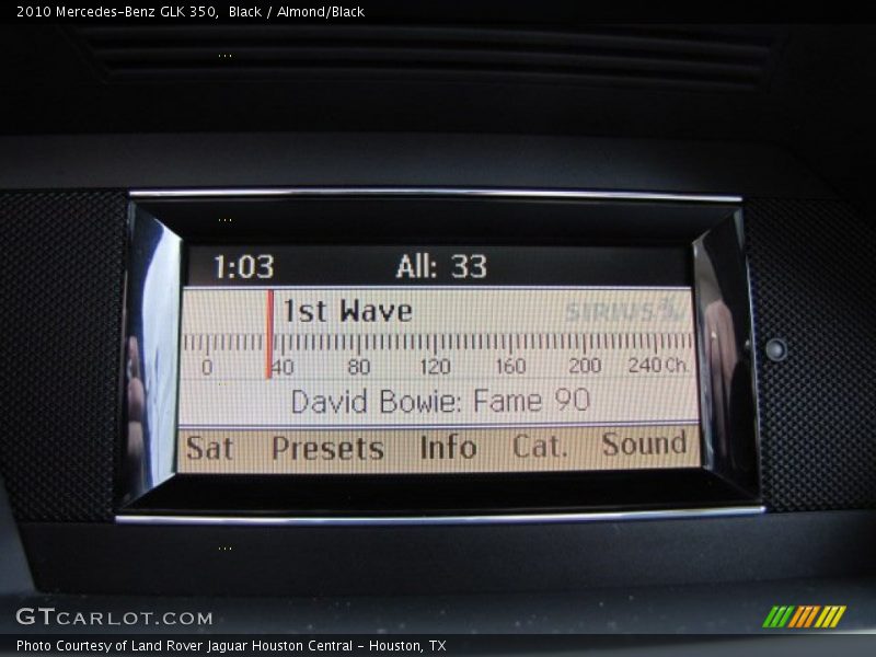 Black / Almond/Black 2010 Mercedes-Benz GLK 350