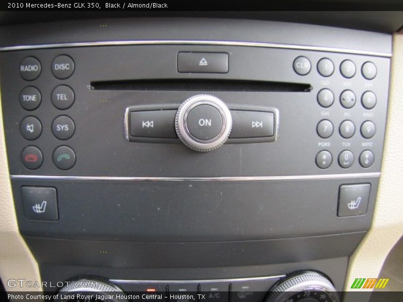 Black / Almond/Black 2010 Mercedes-Benz GLK 350