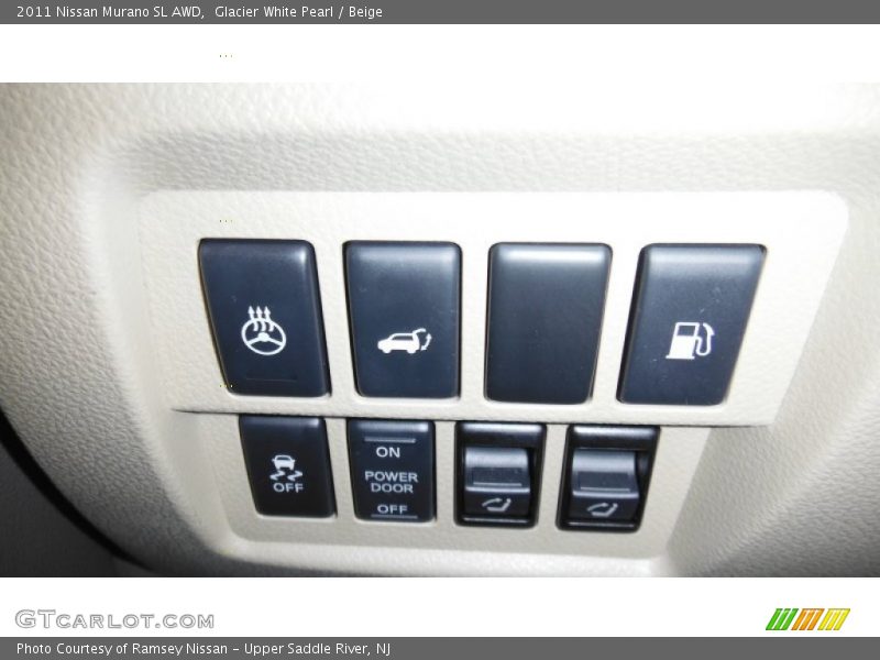 Glacier White Pearl / Beige 2011 Nissan Murano SL AWD