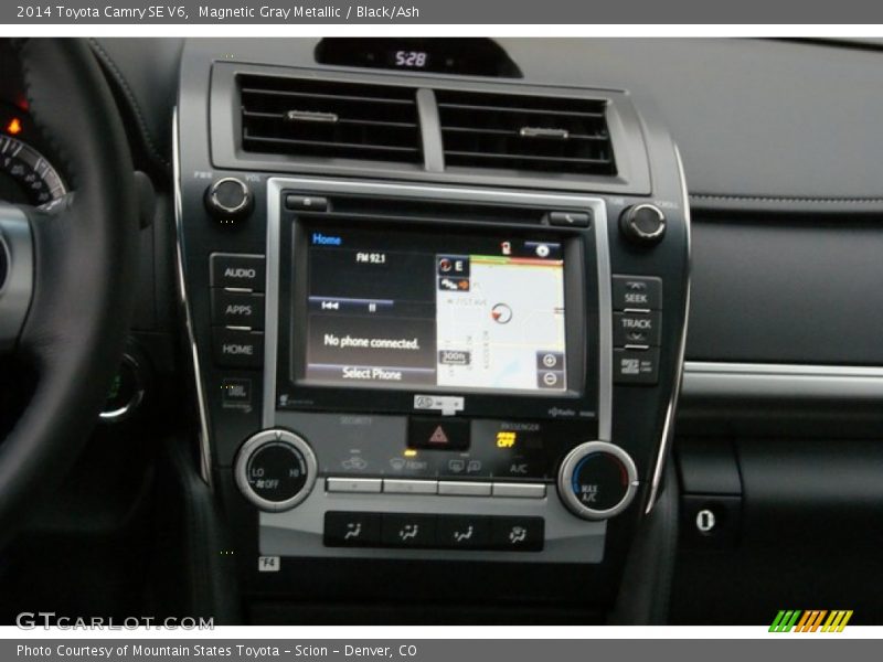 Magnetic Gray Metallic / Black/Ash 2014 Toyota Camry SE V6