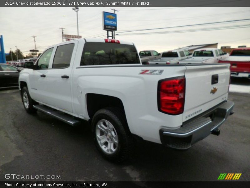 Summit White / Jet Black 2014 Chevrolet Silverado 1500 LT Z71 Crew Cab 4x4