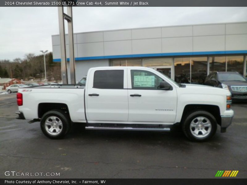 Summit White / Jet Black 2014 Chevrolet Silverado 1500 LT Z71 Crew Cab 4x4