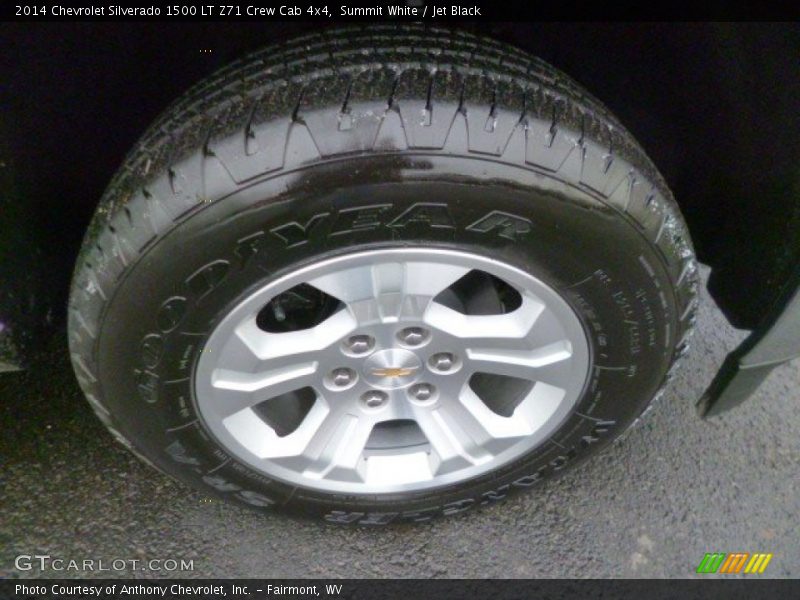 Summit White / Jet Black 2014 Chevrolet Silverado 1500 LT Z71 Crew Cab 4x4
