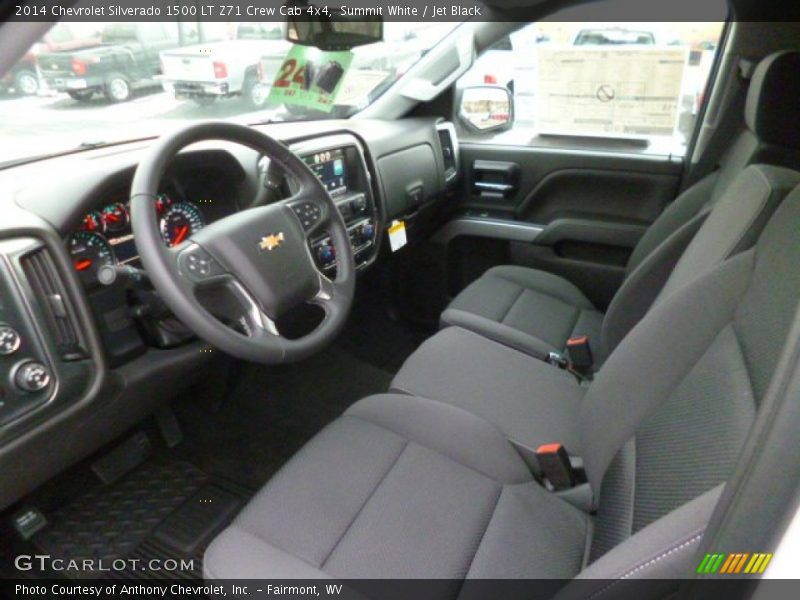 Summit White / Jet Black 2014 Chevrolet Silverado 1500 LT Z71 Crew Cab 4x4