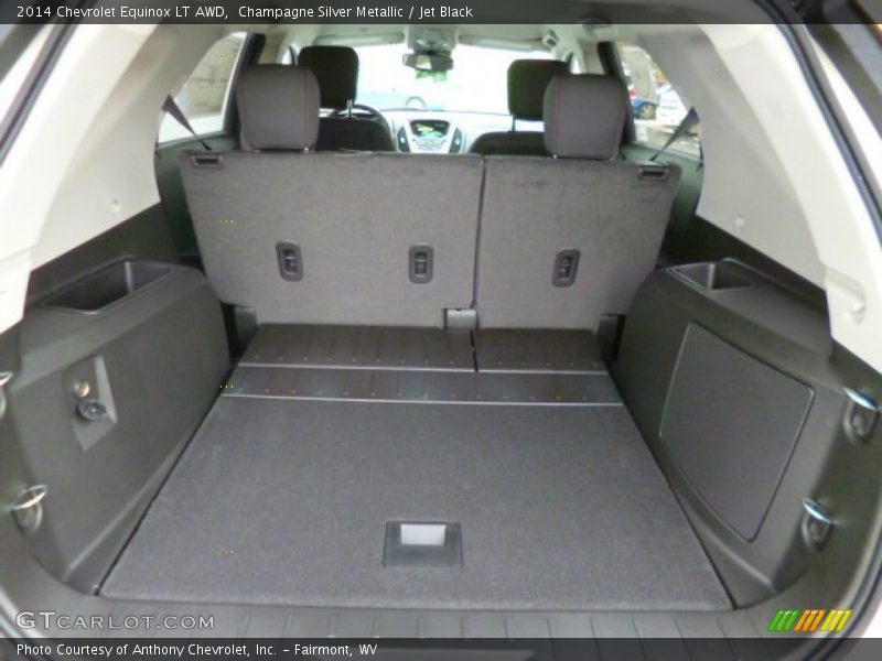 Champagne Silver Metallic / Jet Black 2014 Chevrolet Equinox LT AWD