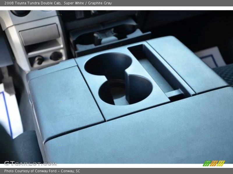 Super White / Graphite Gray 2008 Toyota Tundra Double Cab
