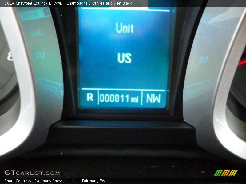 Champagne Silver Metallic / Jet Black 2014 Chevrolet Equinox LT AWD