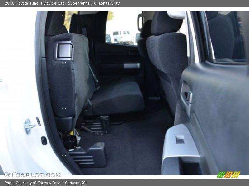 Super White / Graphite Gray 2008 Toyota Tundra Double Cab