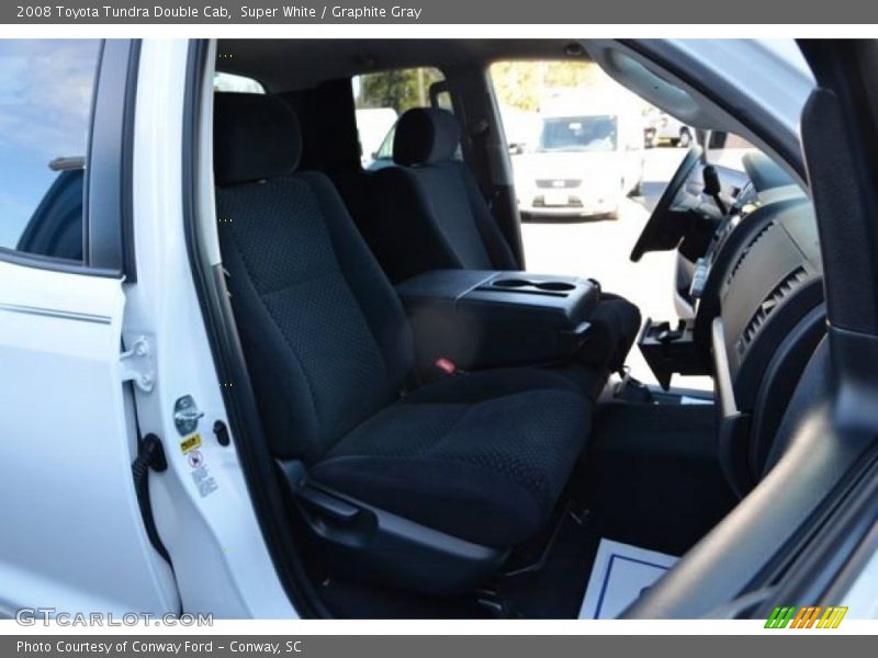 Super White / Graphite Gray 2008 Toyota Tundra Double Cab
