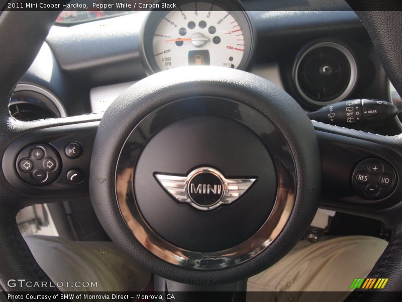 Pepper White / Carbon Black 2011 Mini Cooper Hardtop