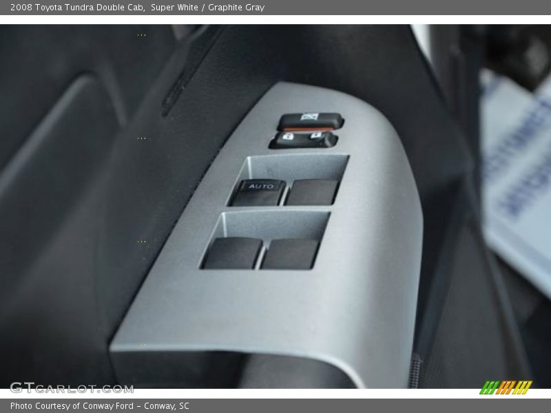 Super White / Graphite Gray 2008 Toyota Tundra Double Cab