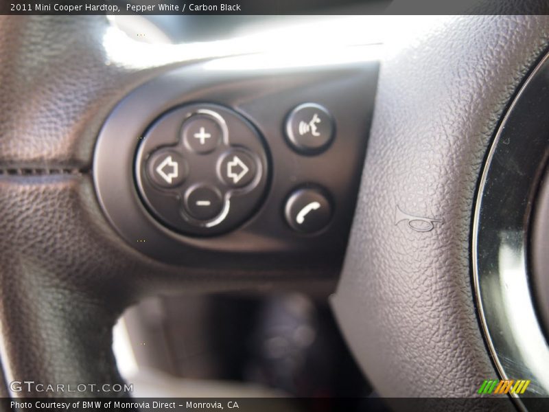 Pepper White / Carbon Black 2011 Mini Cooper Hardtop