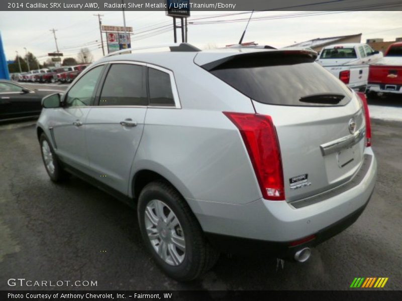 Radiant Silver Metallic / Light Titanium/Ebony 2014 Cadillac SRX Luxury AWD