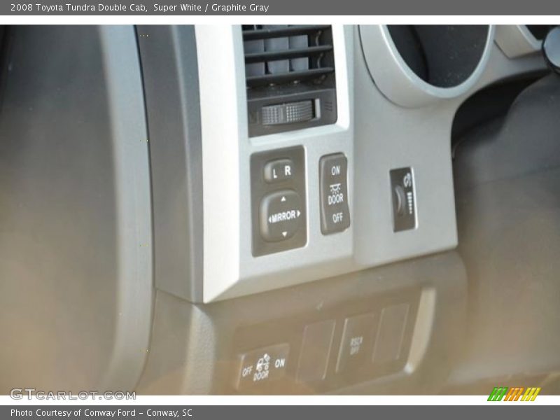 Super White / Graphite Gray 2008 Toyota Tundra Double Cab