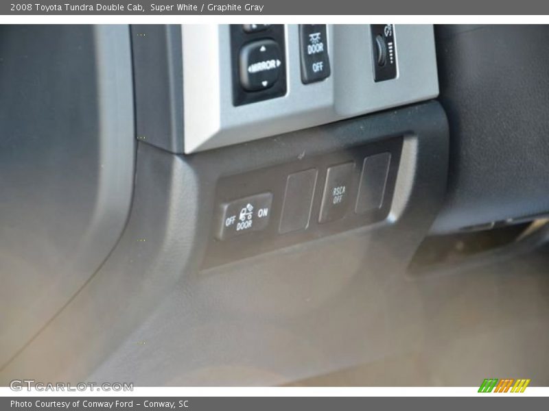 Super White / Graphite Gray 2008 Toyota Tundra Double Cab
