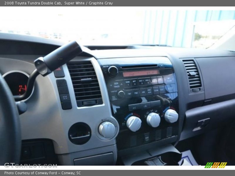 Super White / Graphite Gray 2008 Toyota Tundra Double Cab