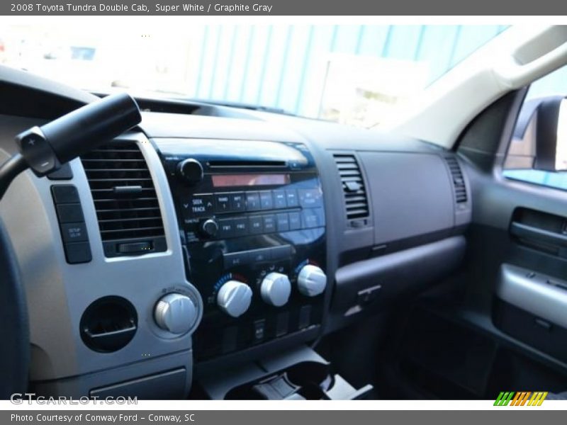 Super White / Graphite Gray 2008 Toyota Tundra Double Cab