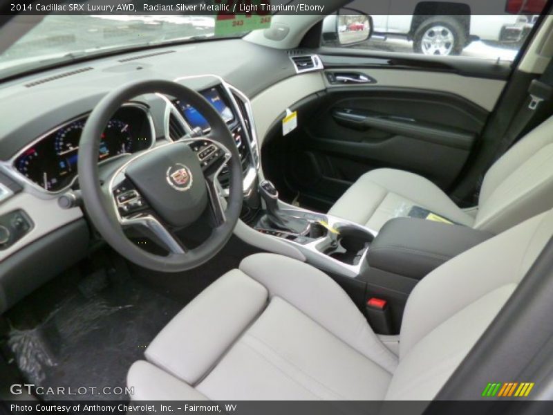 Radiant Silver Metallic / Light Titanium/Ebony 2014 Cadillac SRX Luxury AWD