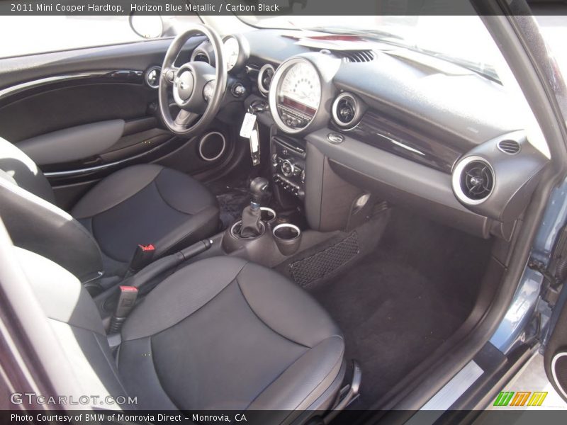 Horizon Blue Metallic / Carbon Black 2011 Mini Cooper Hardtop