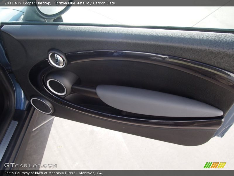 Horizon Blue Metallic / Carbon Black 2011 Mini Cooper Hardtop
