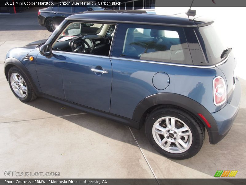 Horizon Blue Metallic / Carbon Black 2011 Mini Cooper Hardtop