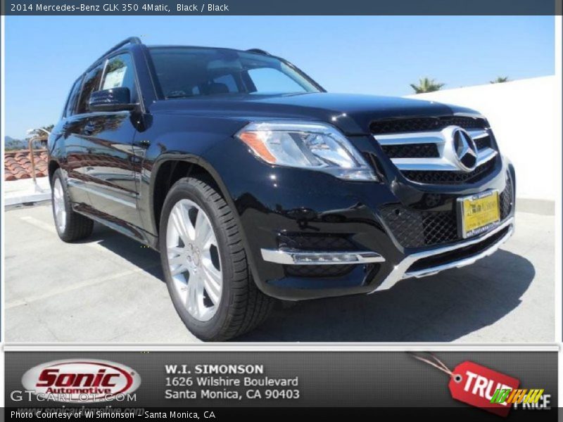 Black / Black 2014 Mercedes-Benz GLK 350 4Matic