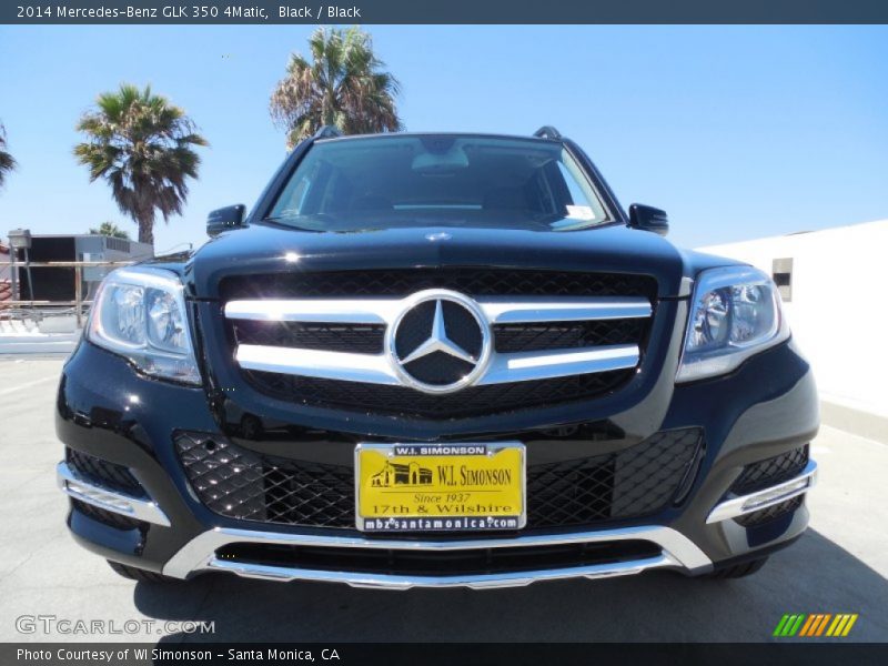 Black / Black 2014 Mercedes-Benz GLK 350 4Matic