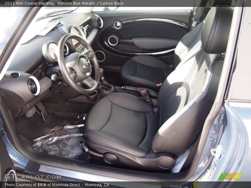 Horizon Blue Metallic / Carbon Black 2011 Mini Cooper Hardtop